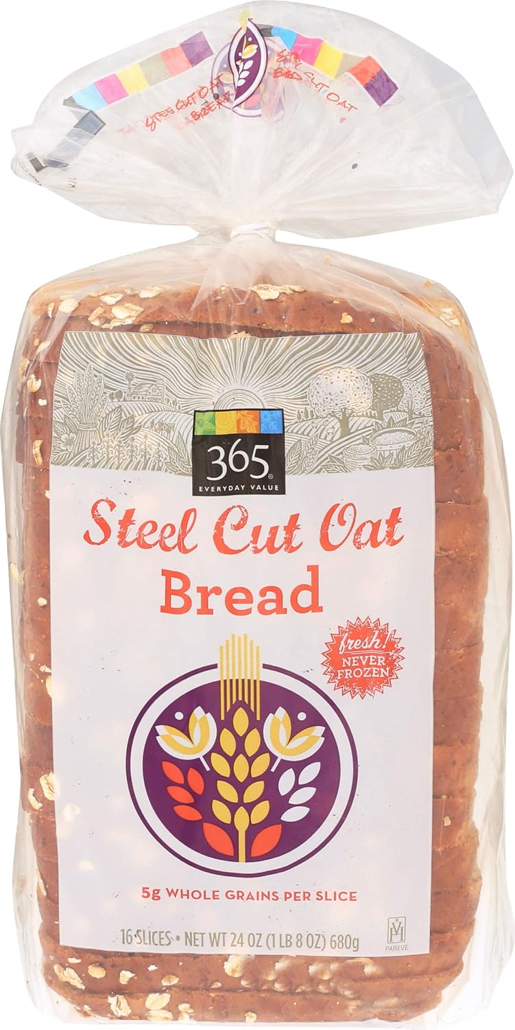 365 Everyday Value, Steel Cut Oat Bread, 16 slices, 24 OZ