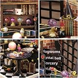 CUTEROOM Moon Magic DIY Miniature House Kit with Furniture and LED view 5