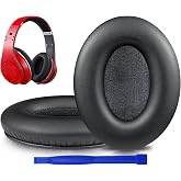 SOULWIT Earpads for Monster-Beats Studio 1.0(1st Gen) - Black | Not Fit Studio 2.0/3.0/Pro