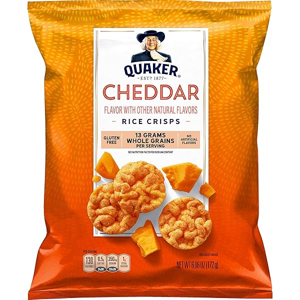 QUAKER RICE CRISPS CHEDDAR, 6.06 OZ