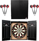 Ruthless Home Darts Centre Cabinet with Dartboard and 2 Sets of 16g Darts