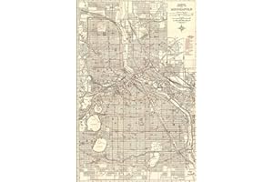 Minneapolis Map Journal: Vintage 1948 Map of Minneapolis Notebook (Blank Lined Journal, 6"x9" Lined Pages, 200 pages)