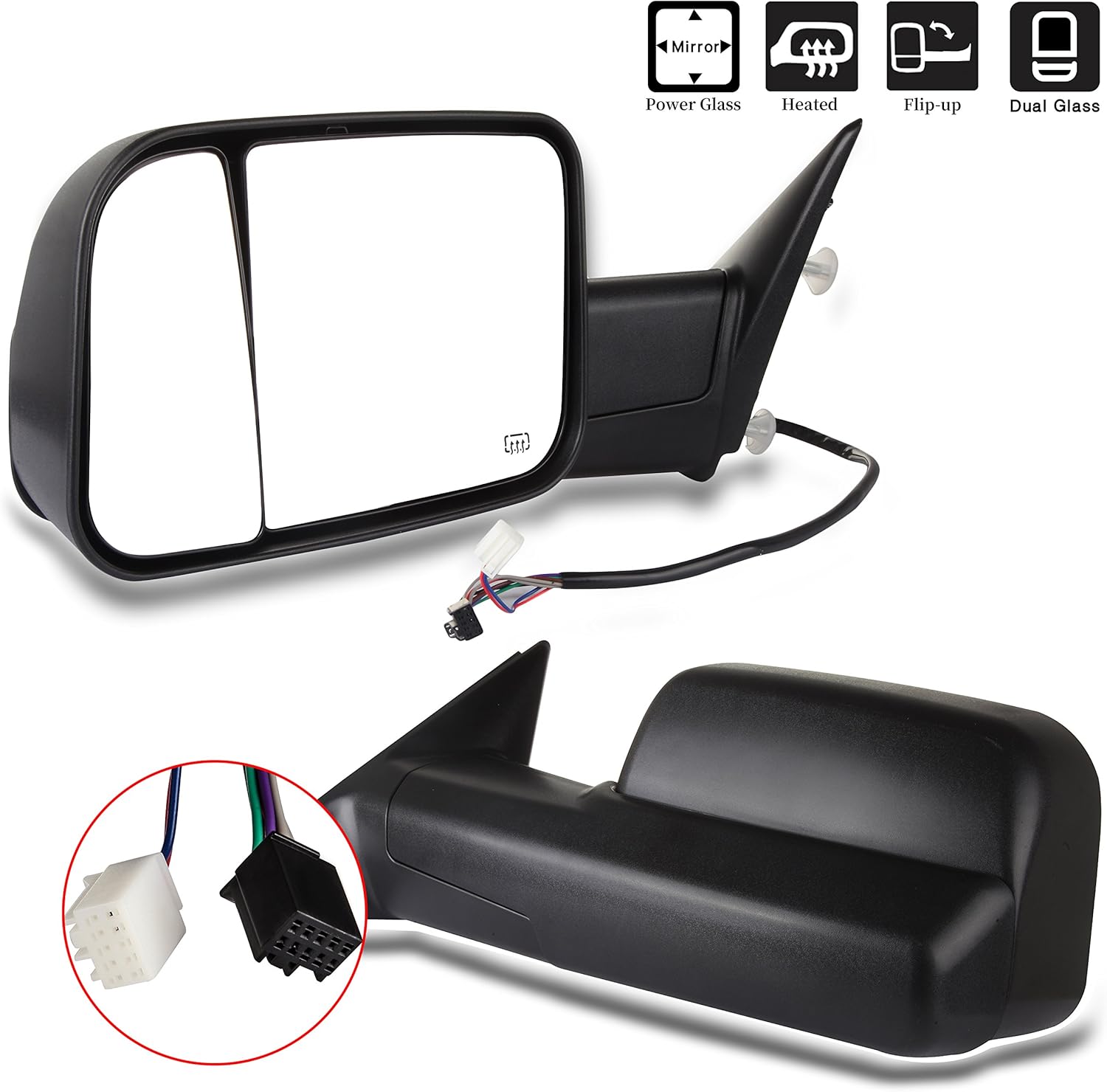 Dodge Ram 2500 Extended Mirrors