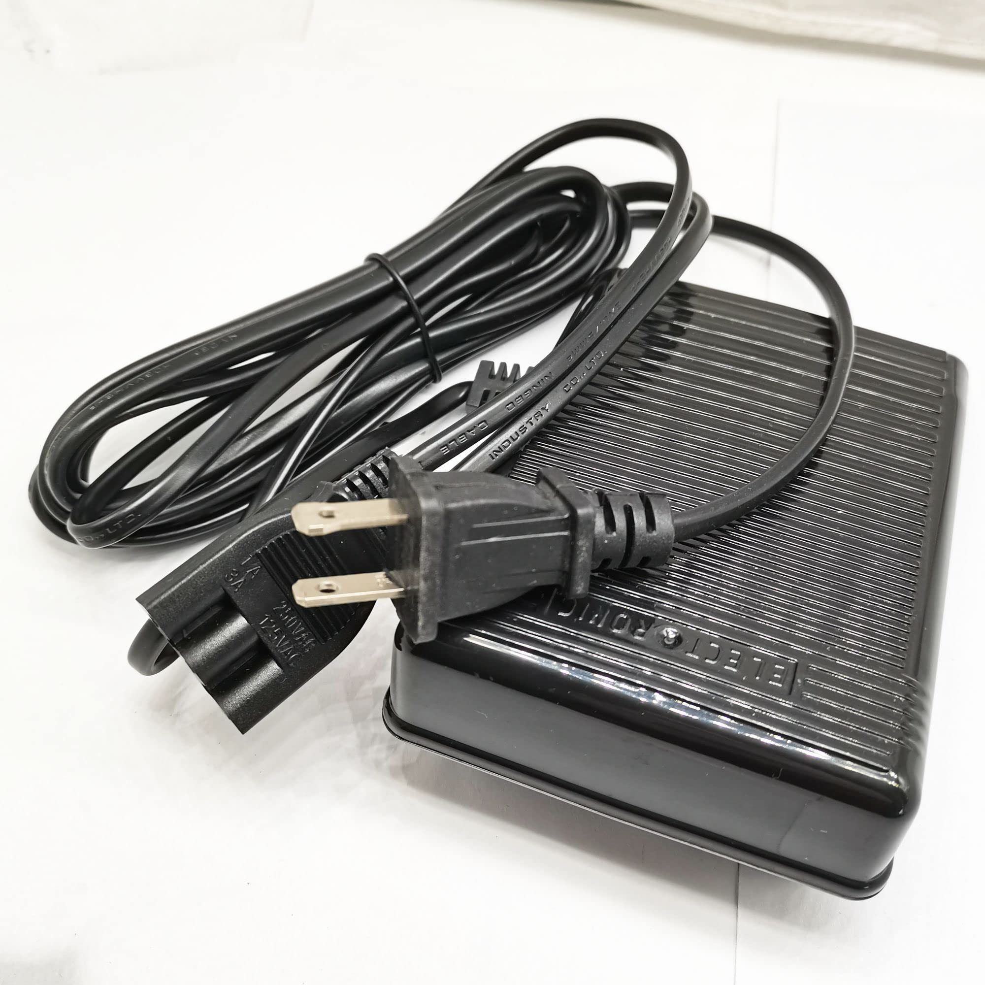 HONEYSEW Foot Control Pedal and Power Cord for Singer Sewing Machine (359102-001)