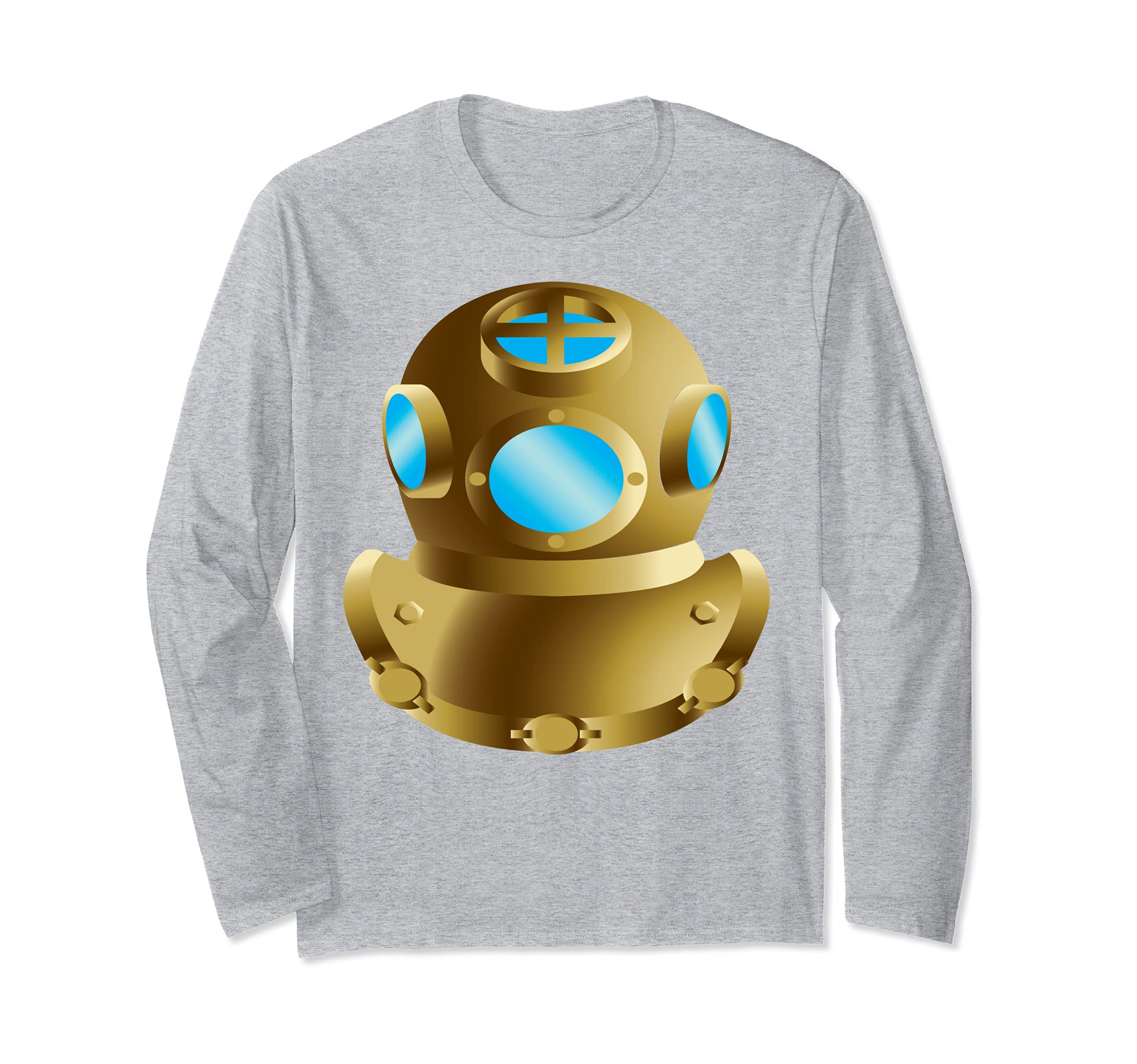 Diving Helmet Long Sleeve T-Shirt