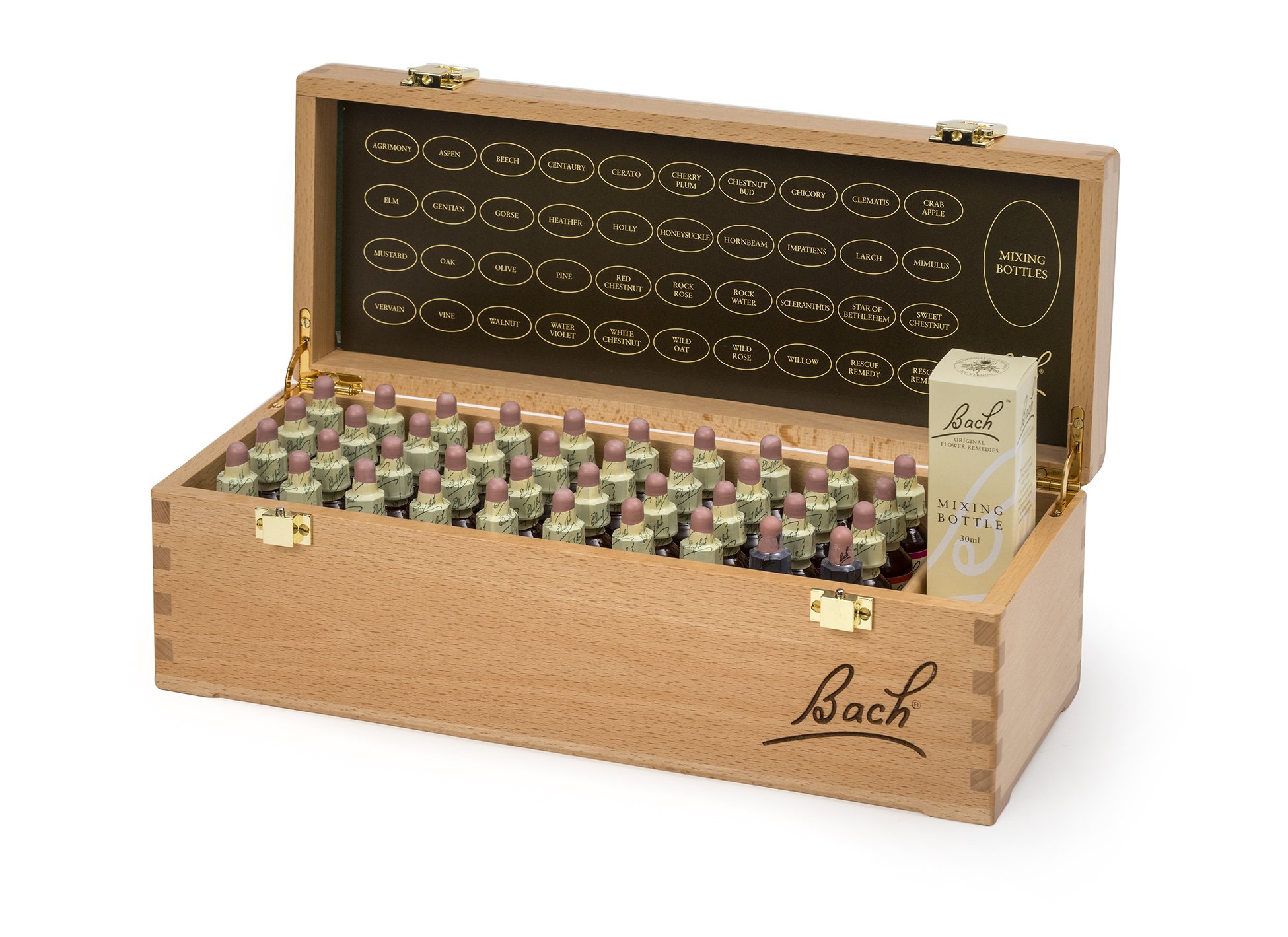 Bach Original Flower Remedy Wooden Box Set, 38 x 20 ml Buy Online in