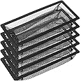 Floor Register Cover Trap, Floor Air Vent Cover Screen for Home Air Vent Filters 5-Pack Floor Vent Mesh Filters Net Trap… (4 x 10 Inch)