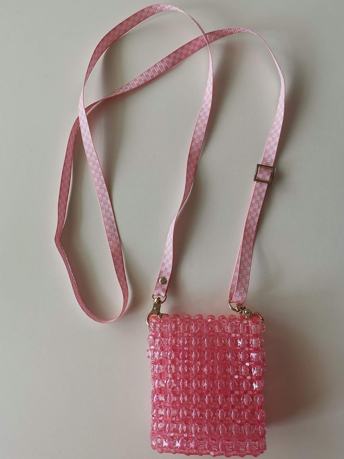 beaded mini bag