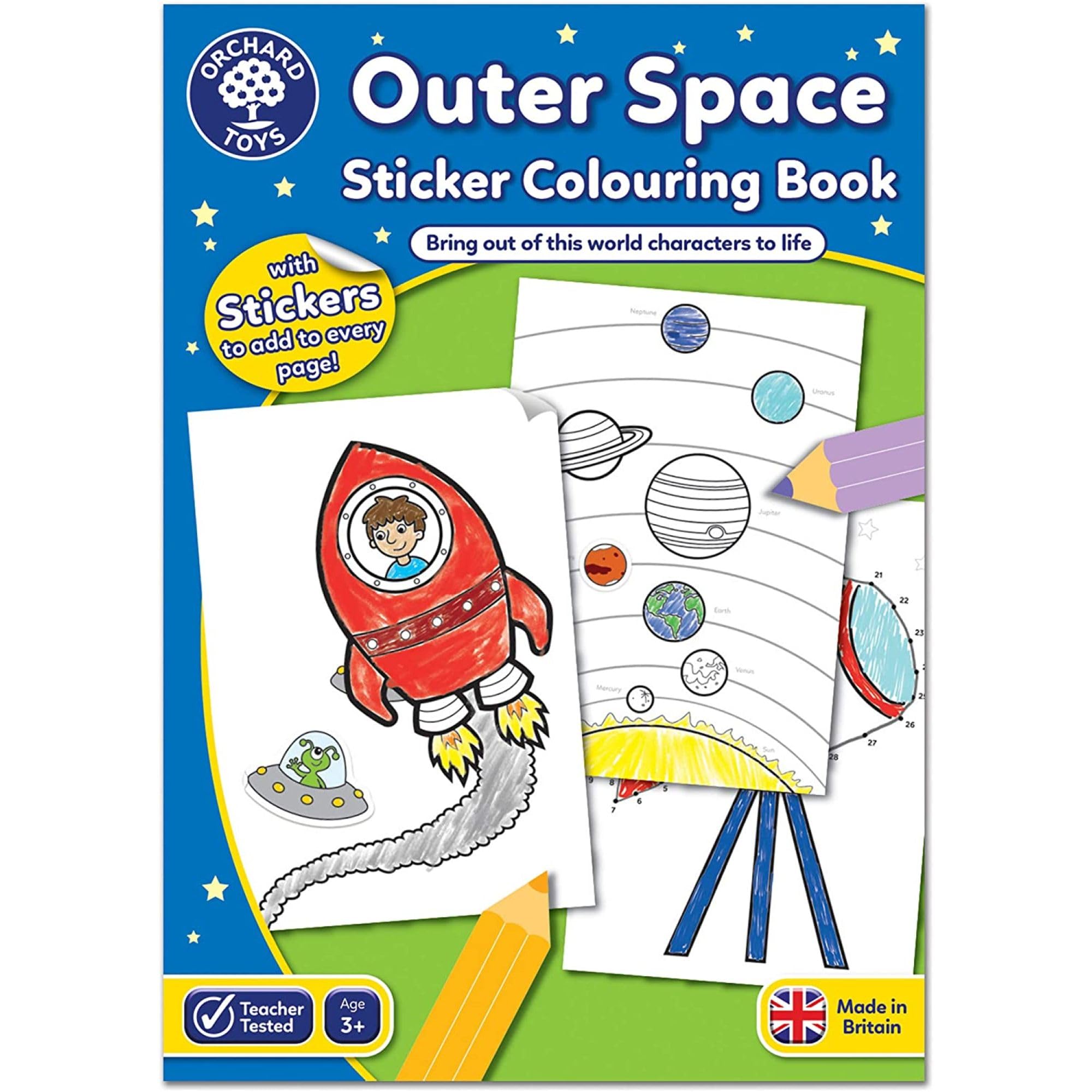 ORCHARD OUTER SPACE COLOURING BOOK, 21cm x 2cm x 29cm — image 1