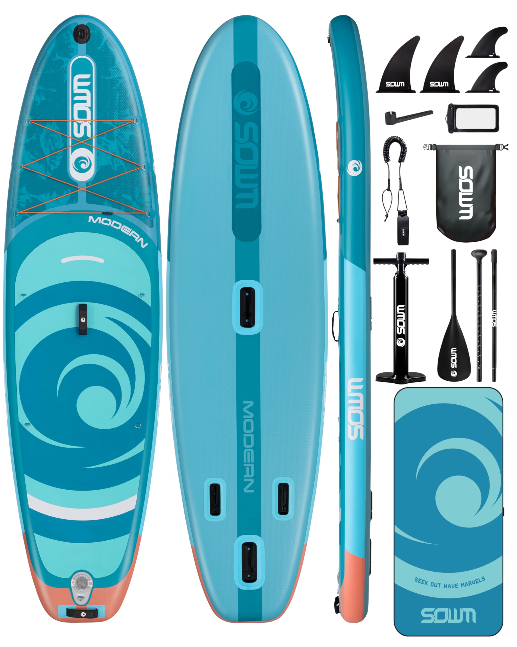 SOWM Inflatable Paddle Board with Sup