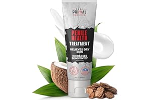 Pure Primal Penile Cream for Men – Fast-Absorbing Penile Health Creme for Hydration Skin Support & Irritation Relief – Daily Moisturizer Treatment to Increase Sensitivity