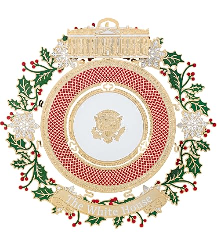 Amazon.com: 2000 White House 24-karat gold finished brass with