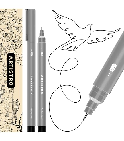 Artline 200 Technical Drawing Fineliner - 0.4mm Tip Yellow Green Ink Pen