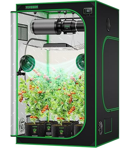 VIVOSUN Small Grow Tent & 7-Day Digital Timer Combo - Lightproof Indoor Gardening Setup