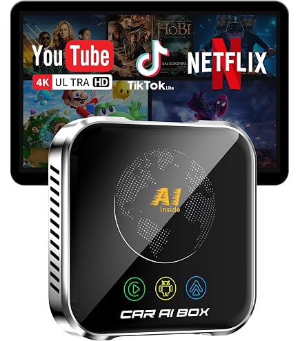 Amazon.com: 5-in-1 Wireless Carplay Adapter with Netflix YouTube