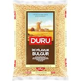 Duru Extra Coarse Bulgur, 2000 Gram, Wheat Berries, 100% Natural and Certificated, High Fiber and Protein, Non-GMO, Great for Vegan Recipes, Better than Rice