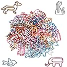 Paper Clips Small Sizes and Colors Assorted - Cute Animal Shapes Paperclips, Funny Office Supplies Gifts