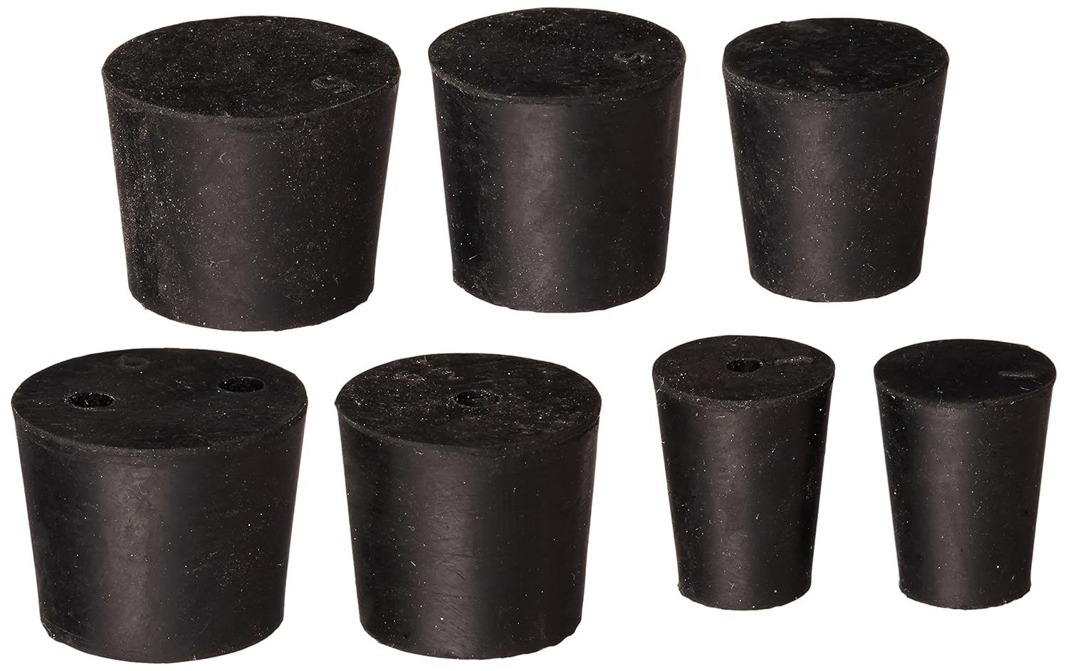 United Scientific RSTPK1 Rubber Stopper, 1 to 6 Sizes Assortment, Assorted