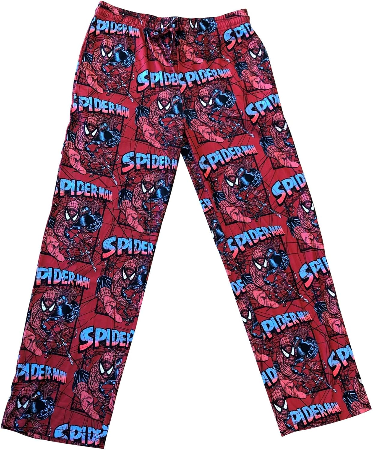 Marvel SpiderMan  Slinger 90's All Over Comics Pantalones para