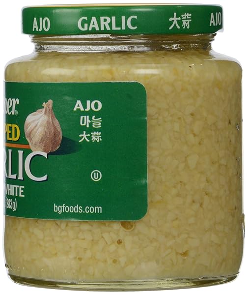 POLANER PREMIUM WHITE CHOPPED GARLIC, 10 OUNCE