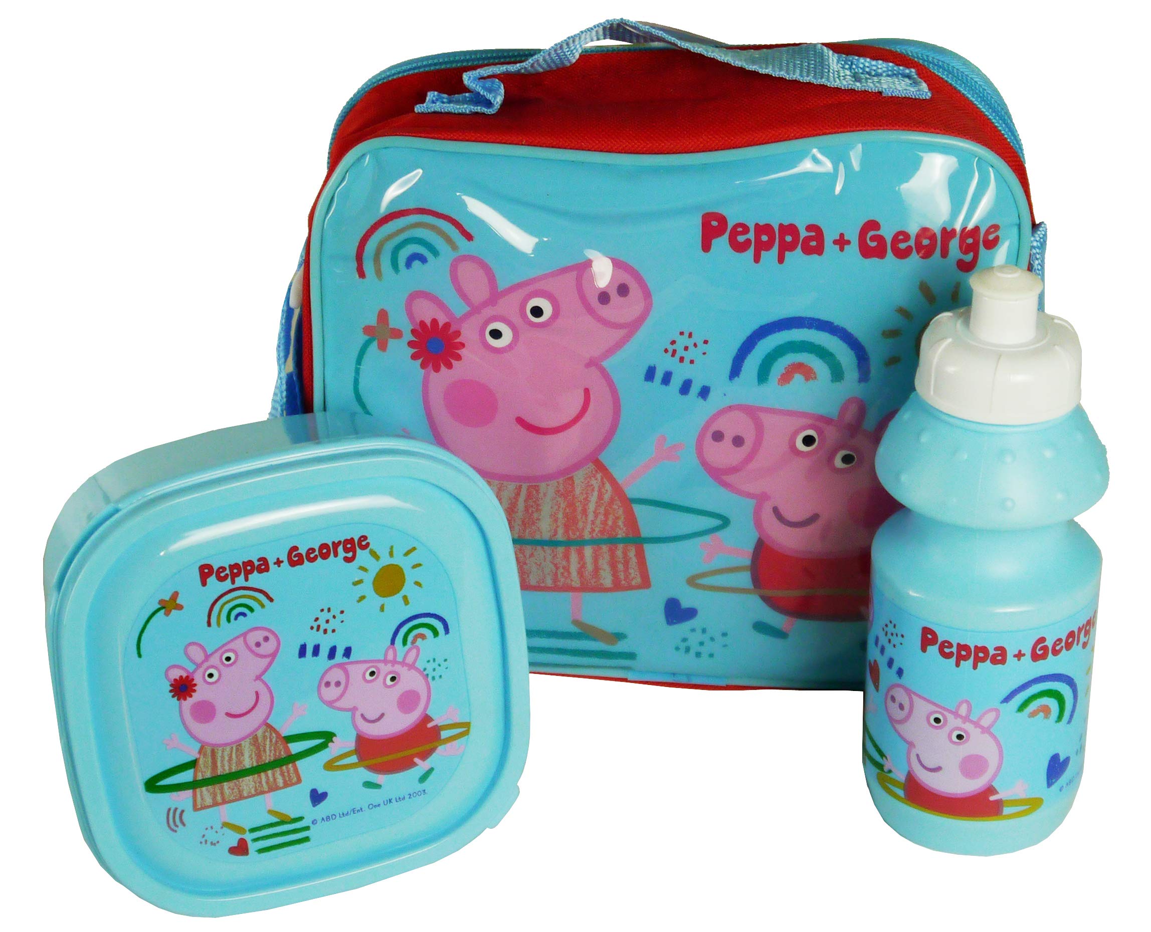 PeppaPig Children's Kids Character Lunch Bag Set