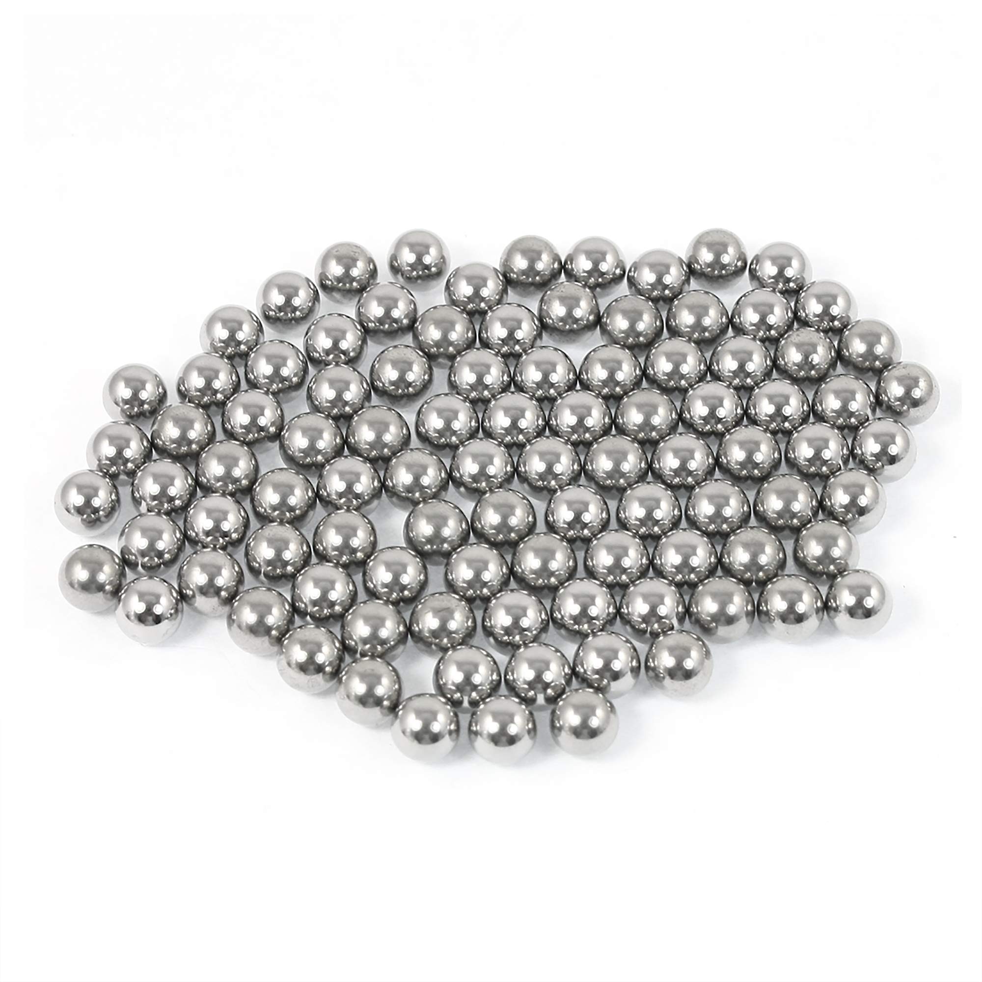 sourcing map Bike Hub Wheel Bearing Steel Balls Repair Parts 6mm Diameter 90 Pcs