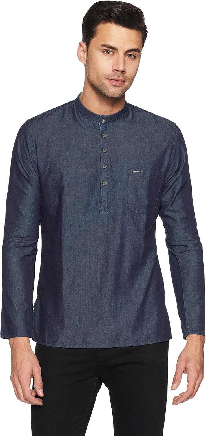 Peter England Grey Kurta: Buy Online at Best Price in UAE - Amazon.ae