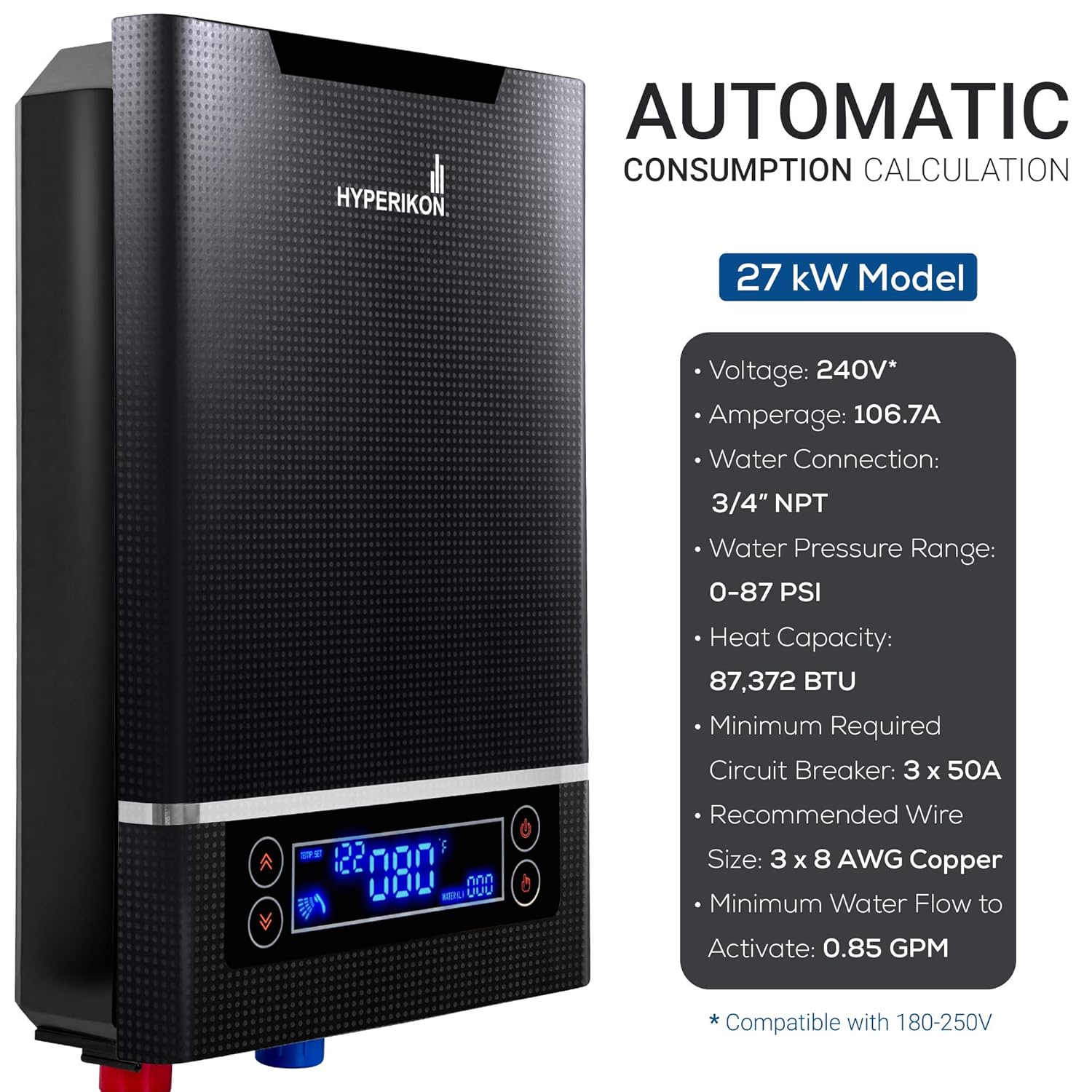 ETL Listed NFS Approved with Integrated Temperature Sensor Hyperikon
