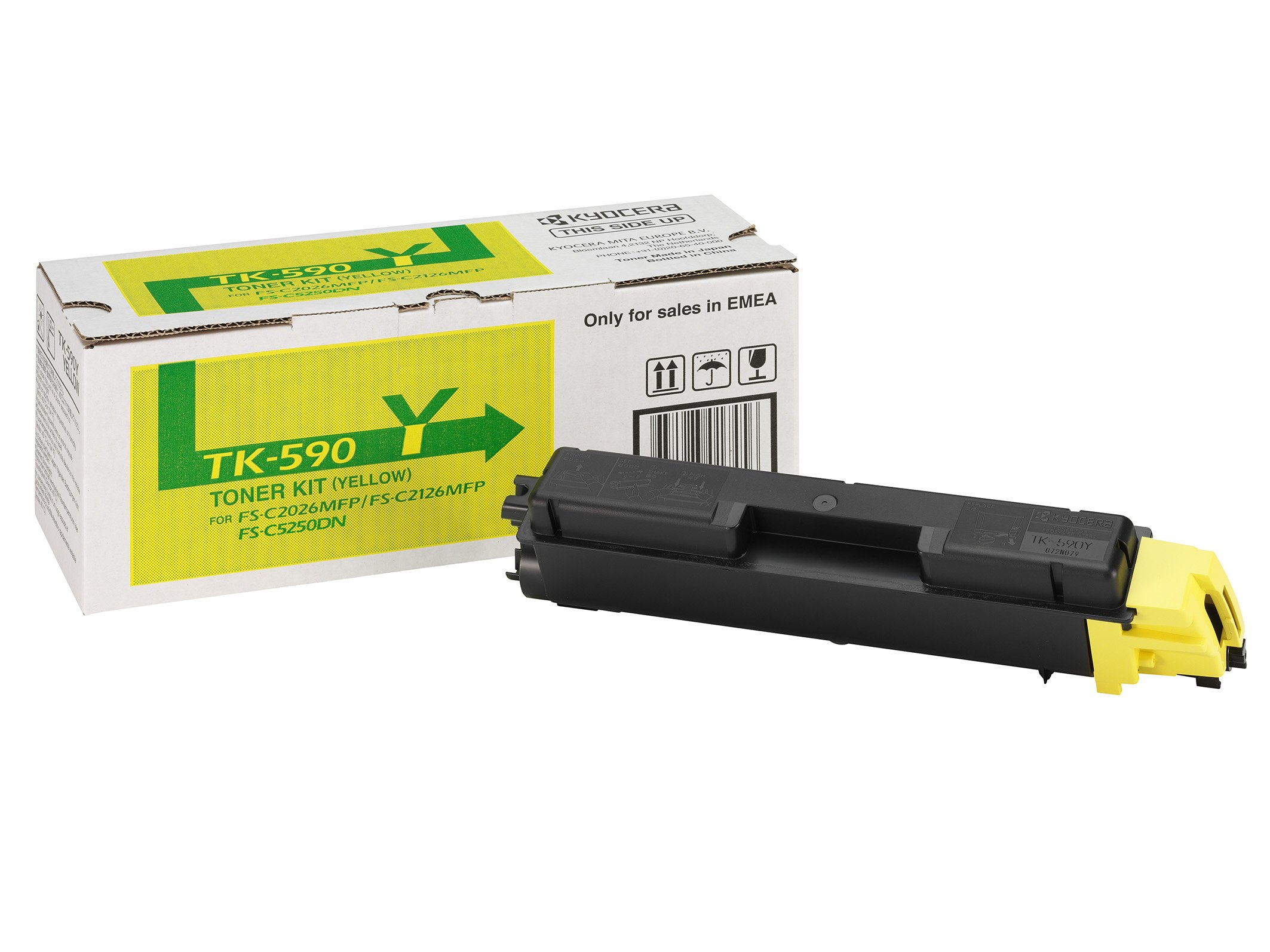 Kyocera 1T02KVANL0 TK-590Y toner cartridge 5,000 pages, yellow