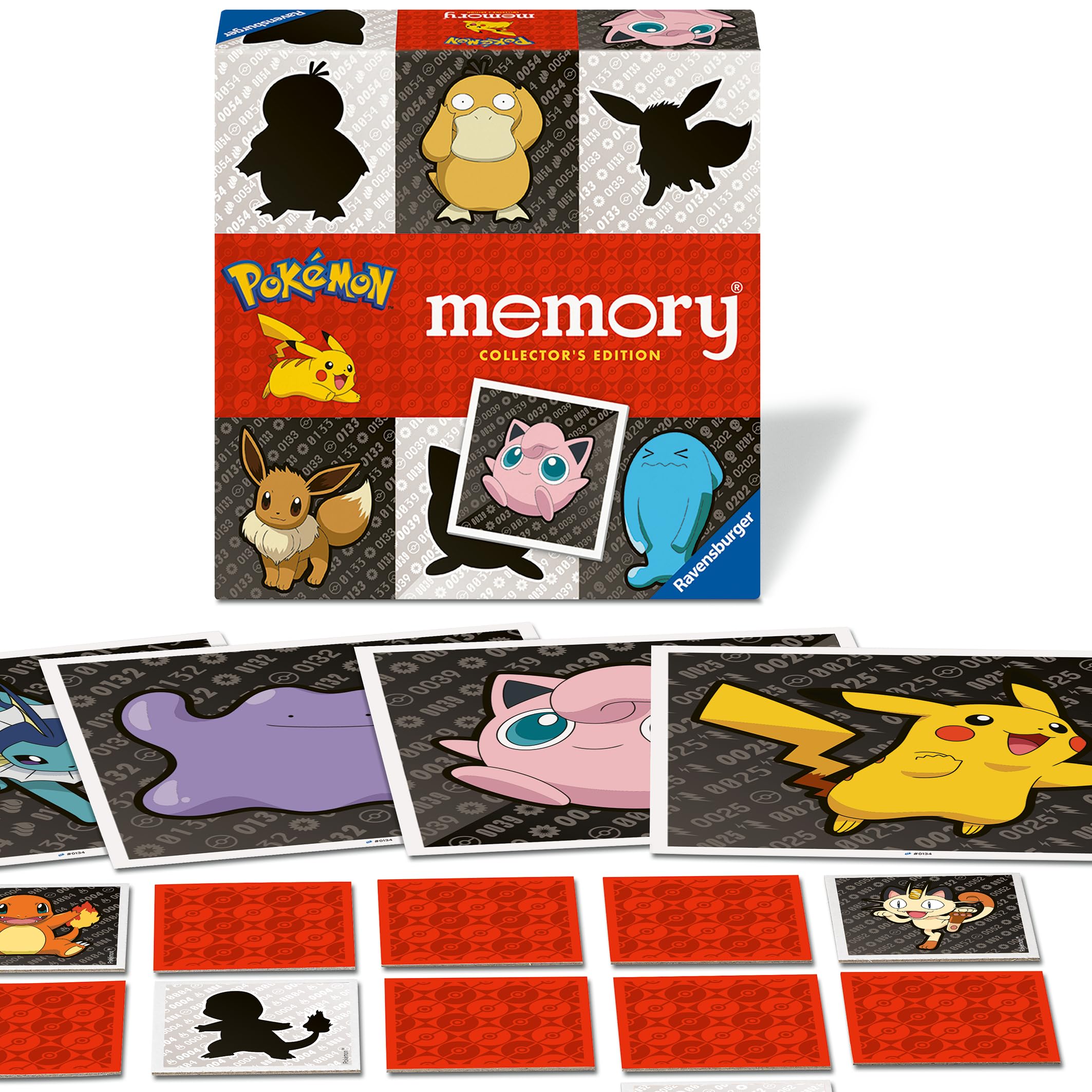 Ravensburger 24954 Collector's Memory® Pokémon - Die Fan-Edition des weltbekannten Gedächtnisspiels, für 2-8 Spieler ab 6 Jahren