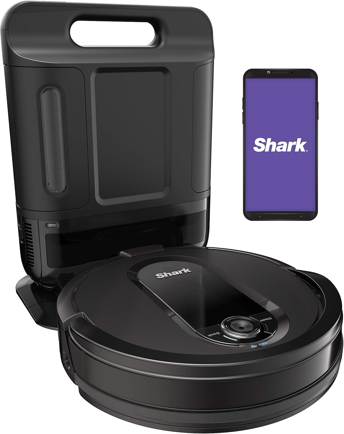 Shark IQ Robot Vacuum AV1002AE with XL Self-Empty Base, Self-Cleaning Brushroll, Advanced Navigation, Wi-Fi, Compatible with Alexa, 2nd Generation: Home & Kitchen