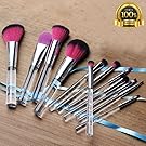 Makeup Brush Set Premium Synthetic Foundation Powder Concealers Eye Shadows Crystal Makeup Brushes Sets 12 Pcs by CCidea