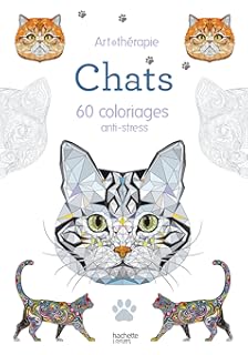 Chat Thérapie 100 Coloriages Anti Stress Amazonfr