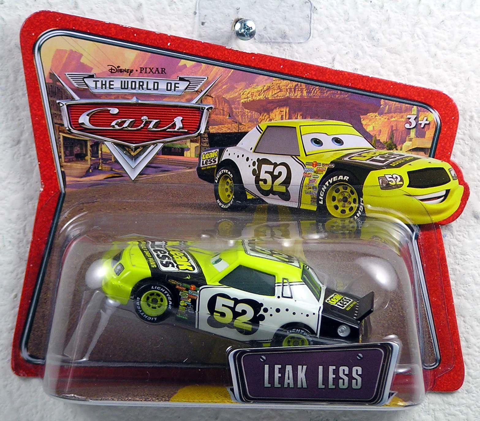 Buy Leak Less Leakless Disney Pixar Cars Short Card Edition Hard to Find Mattel 1:55 Scale