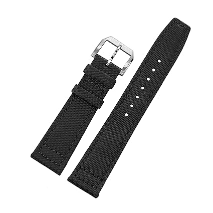 20mm schwarz ballistischem Nylon Uhrenarmbänder für Luxus Männer High-End-Uhren Aviator nato Stil