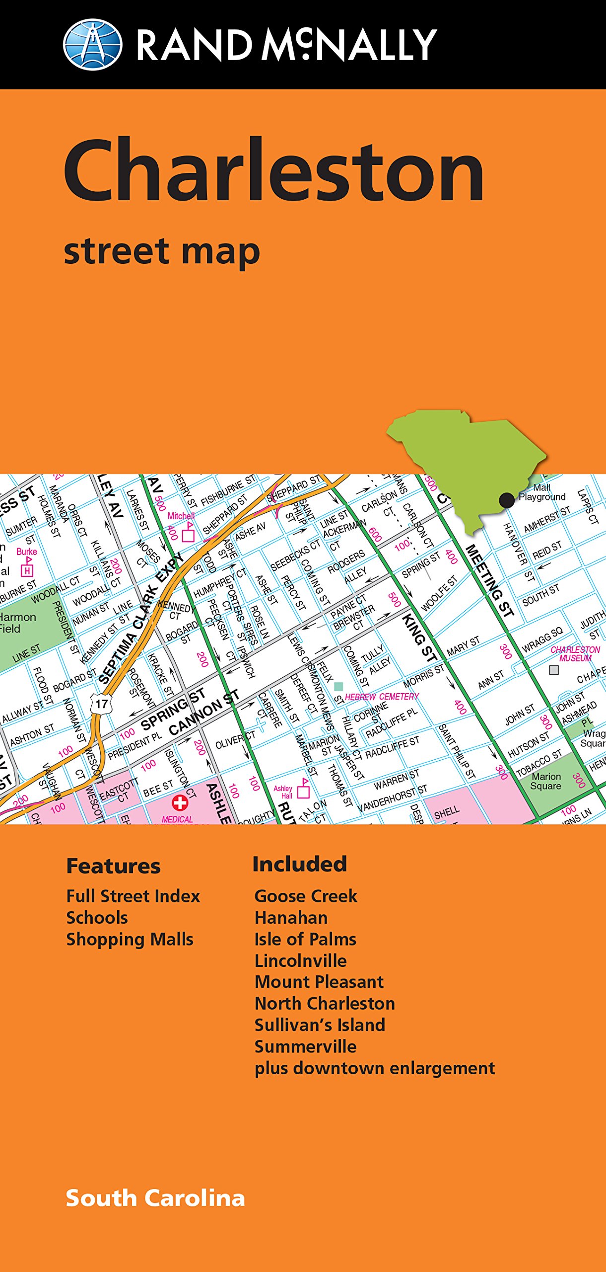 Tourist Map Of Downtown Charleston Sc