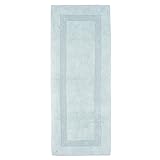 BH 100% Cotton Reversible Long Bath Rug - Seafoam