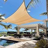 Garden expert 16'x20' Sun Shade Sail Sand Large