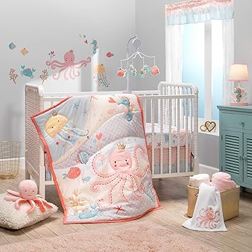 octopus crib bedding