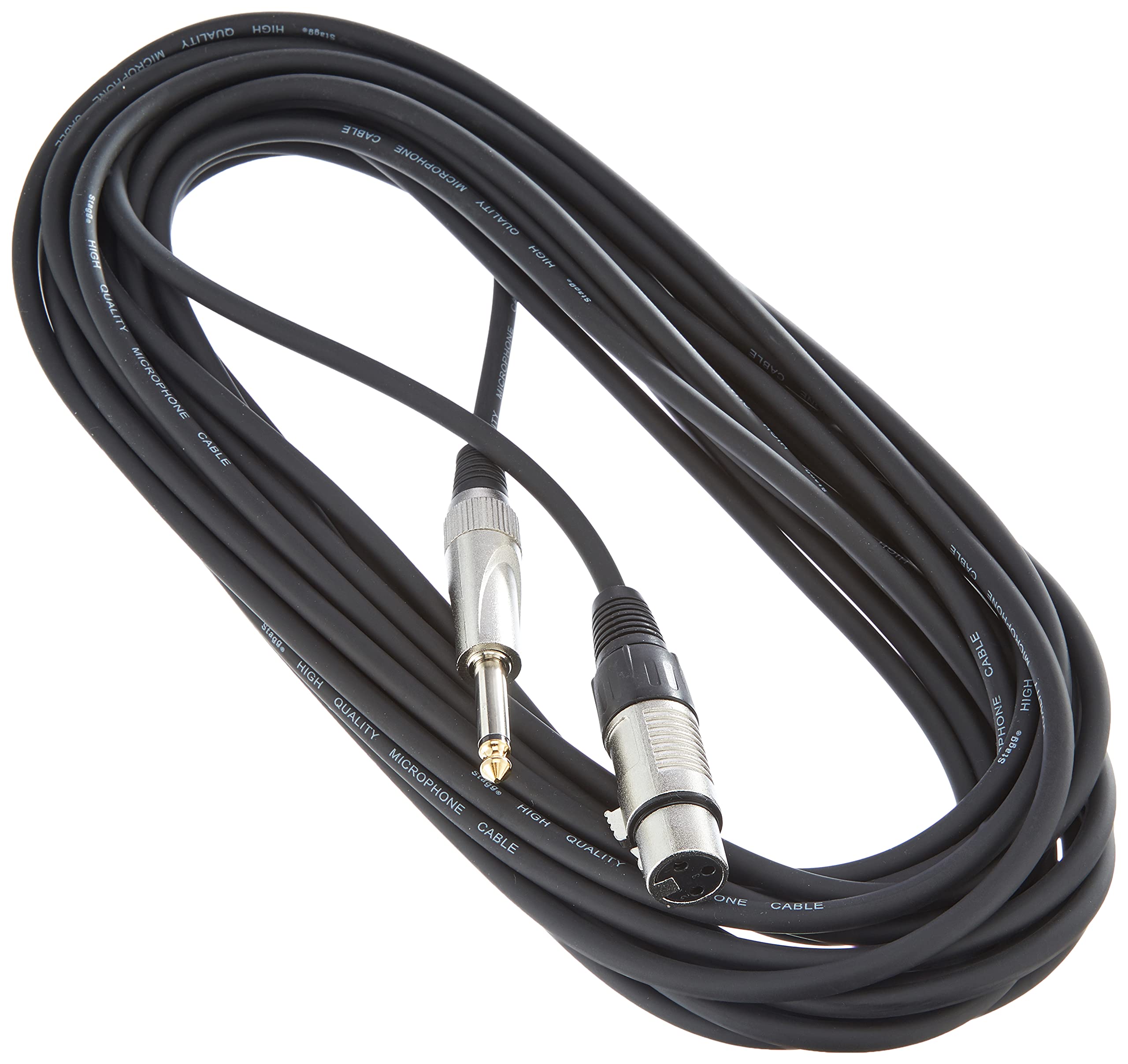 Stagg SMC10XP 10m/33 ft XLR to Jack Cable - Black