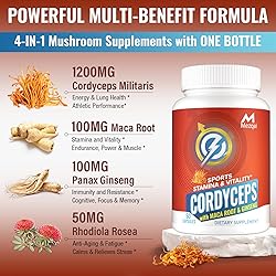 Cordyceps Mushroom Capsules - Immune & Energy