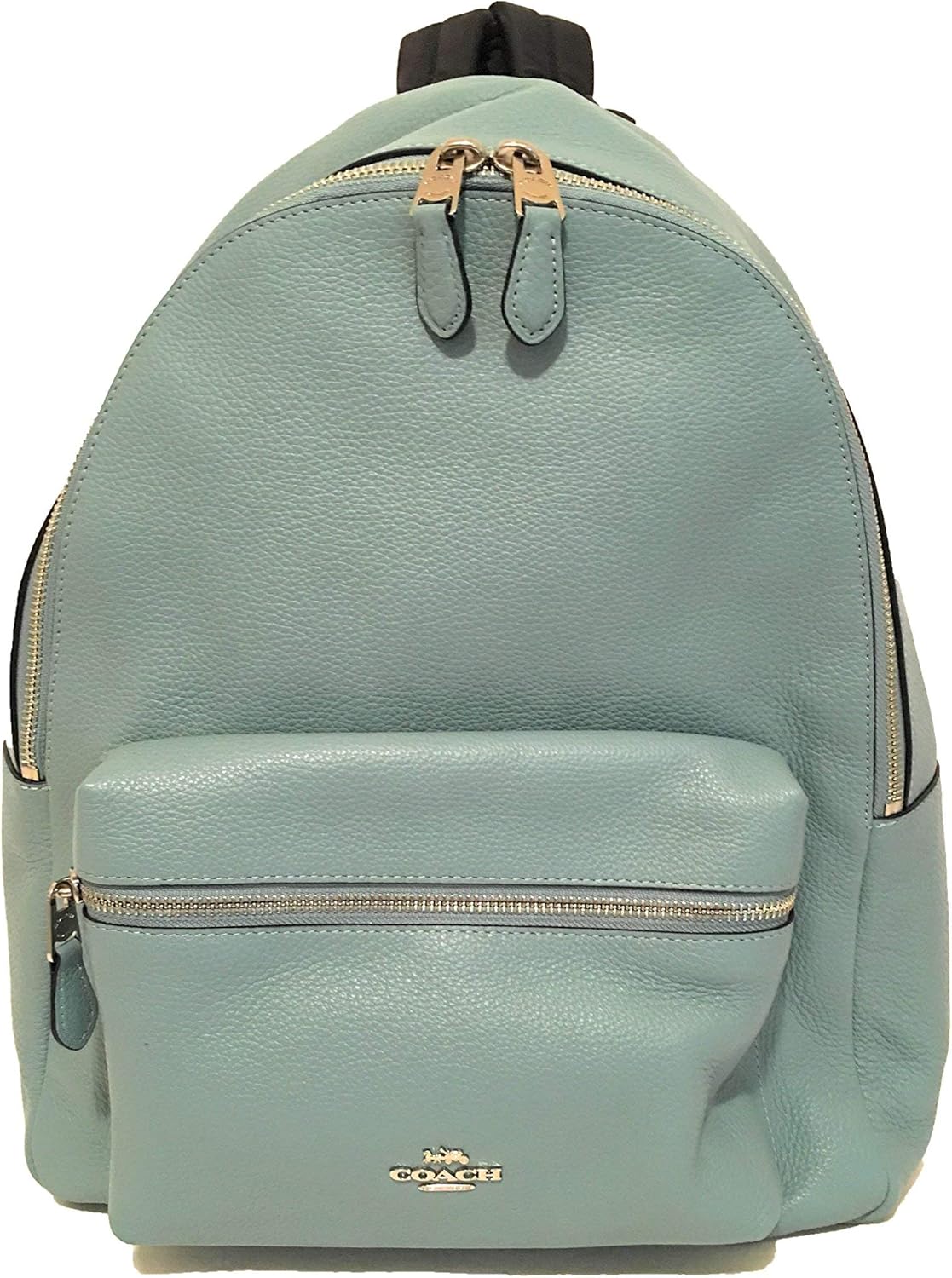 coach charlie pebble leather backpack