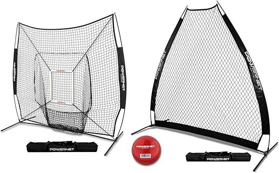 Amazon Com Powernet 7x7 Dlx Net And Portable Pitching A Frame