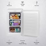 Abode Under Counter Freezer 60L 48cm Wide White 3 Drawers A85UCFZ482E1W view 4