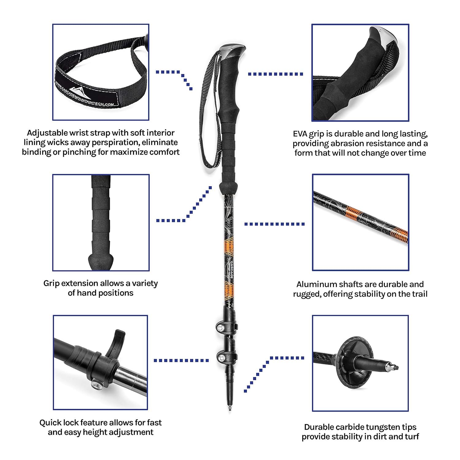 cascade hiking poles