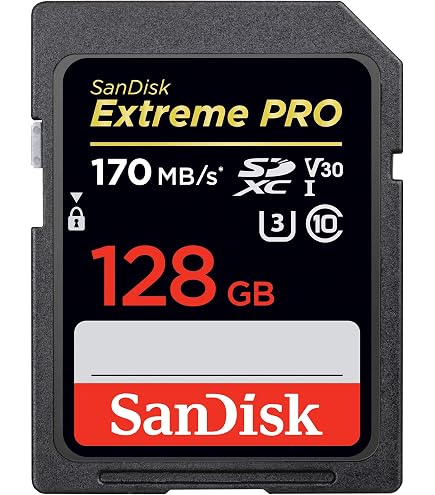 SanDisk Cartão de memória Extreme PRO UHS-I SDXC de 128 GB
