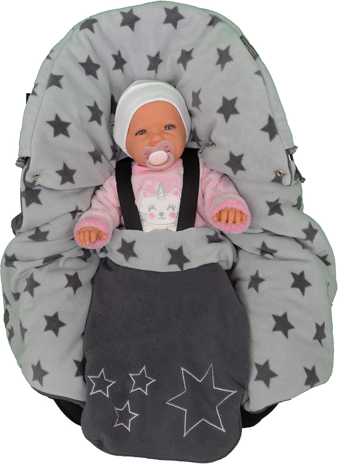 Lilly And Ben Chanceliere Bebe Pour L Hiver Couverture Bebe Universelle Cosy Poussette Siege Auto Polaire Amazon Fr Bebes Puericulture