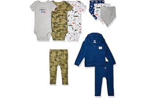 Carter's baby-boys 9-piece Basic Gift SetT-Shirt Set