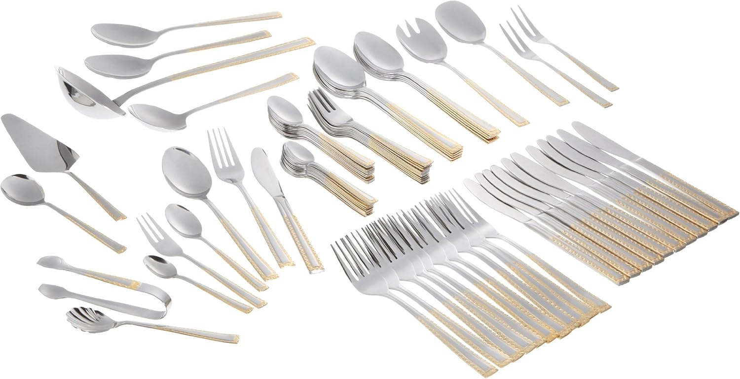 Mulex 200101/84DV Carolina - Cubertería de Acero Inoxidable 18/0 con