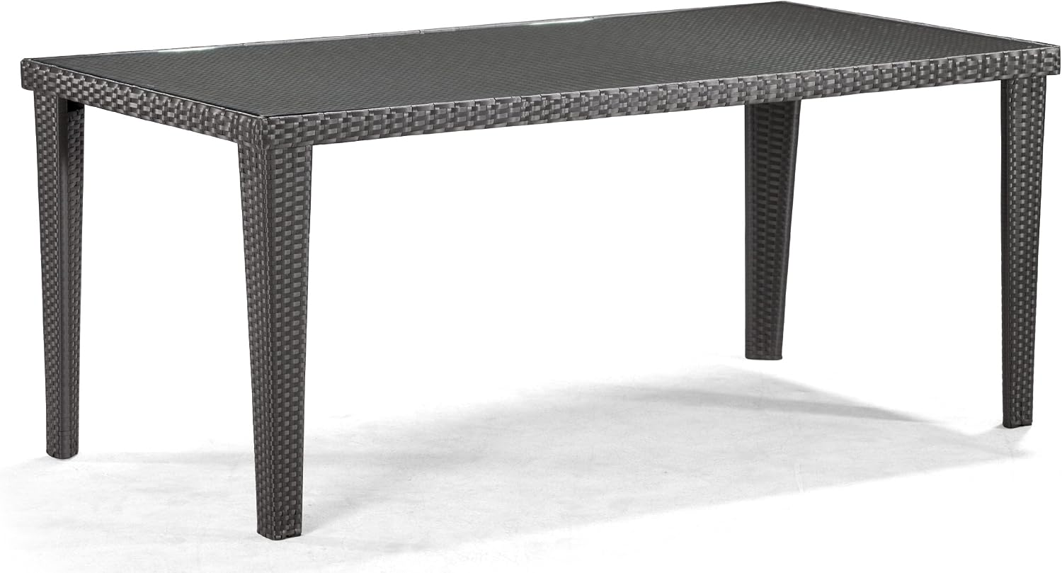 Amazon Com Zuo 701355 Rectangular Table Espresso Cavendish Patio Tables Garden Outdoor
